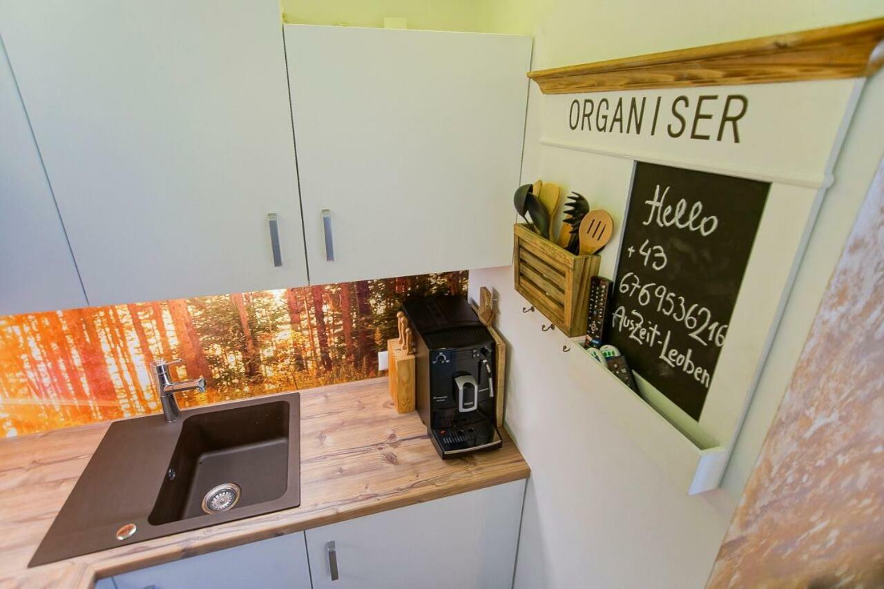 Apartamento Auszeit Leoben 1 Mit Terasse Und Gratis Parkplatz Exterior foto